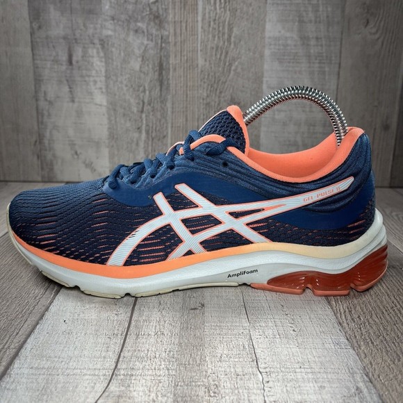 Asics GEL-Pulse 11 Women's Running Shoes Mako Blue Coral Size 8.5 1012A467 - Picture 6 of 11